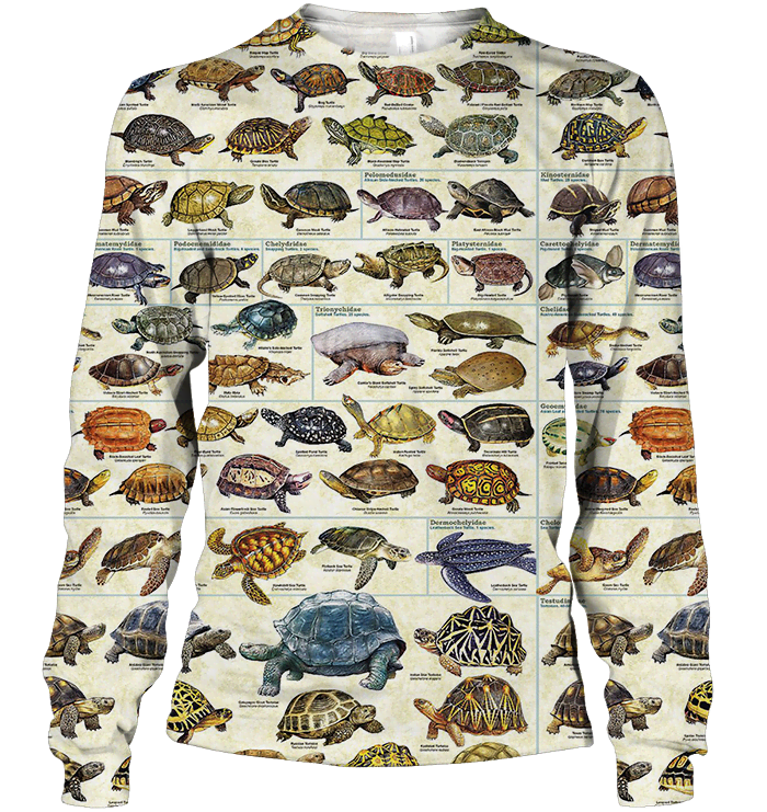 3D AOP Turtle Hoodie