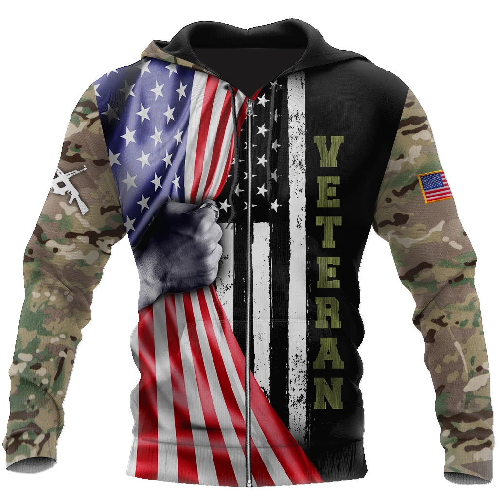 Awesome hoodie 3d all print US Army Veteran Hoodie for Men and Women, T-Shirt, Zip Hoodies, Sweatshirt NQ105