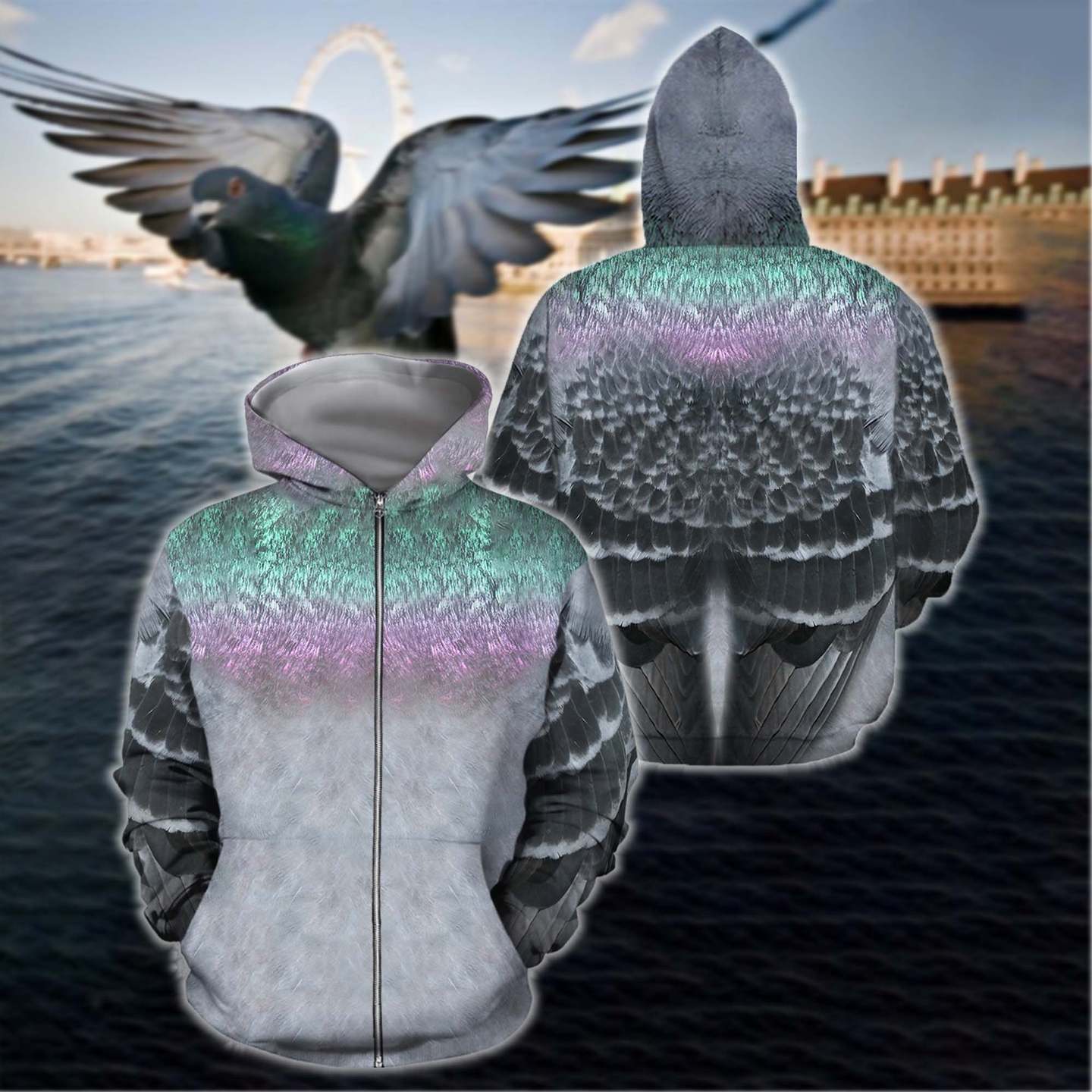 3D All Over Printed Pigeon Cover Shirts