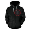 Awesome hoodied 3D ALL Print Viking Helm Of Awe Aegishjalmur Triskele-Men and Women Hoodie Zip Hoodies- VN0060