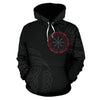 Awesome hoodied 3D ALL Print Viking Helm Of Awe Aegishjalmur Triskele-Men and Women Hoodie Zip Hoodies- VN0060