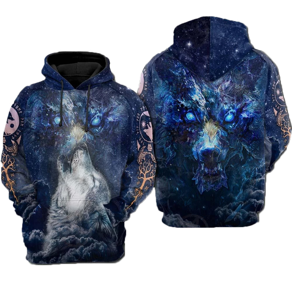 Awesome hoodie 3d all print VIKING LION Hoodie for Men and Women, Zip Hoodies, Sweatshirt NQ238
