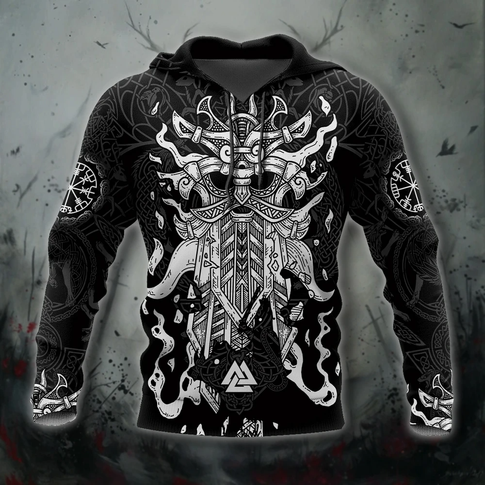 Awesome hoodie 3d all print Viking Odin for Men and Women, T-Shirt, Zip Hoodies, Sweatshirt NQ208