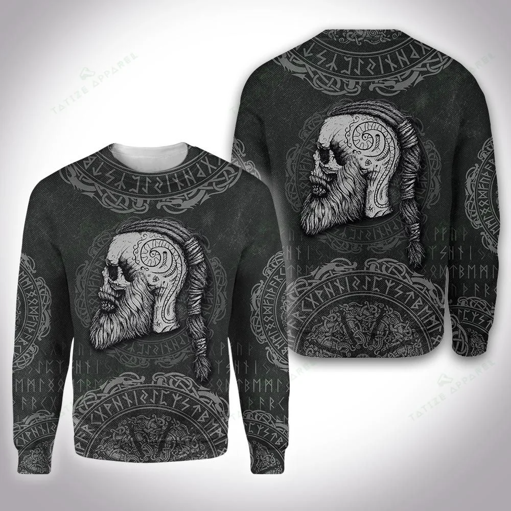 Awesome hoodie 3d all print Vikings Skull Hoodie for Men and Women, T-Shirt, Zip Hoodies, Sweatshirt NQ404