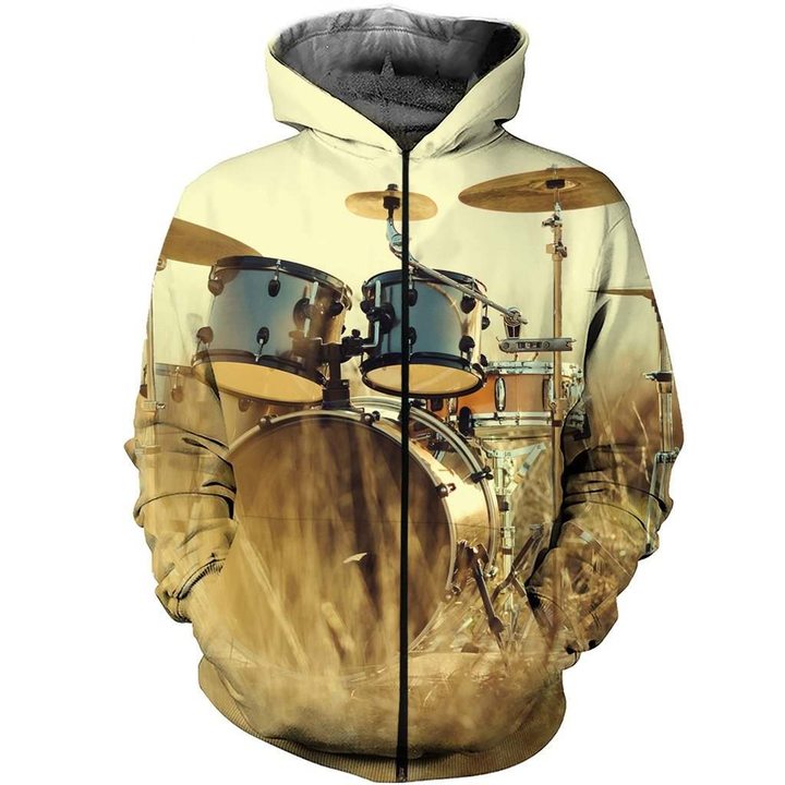 Awesome Hoodies  3D All Over Print DRUM MUSIC for Men and Women Hoodie, T-Shirt, Zip Hoodies, Sweatshirt