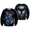 Awesome hoodie 3d all print Valhalla Odin for Men and Women, T-Shirt, Zip Hoodies, Sweatshirt NQ453