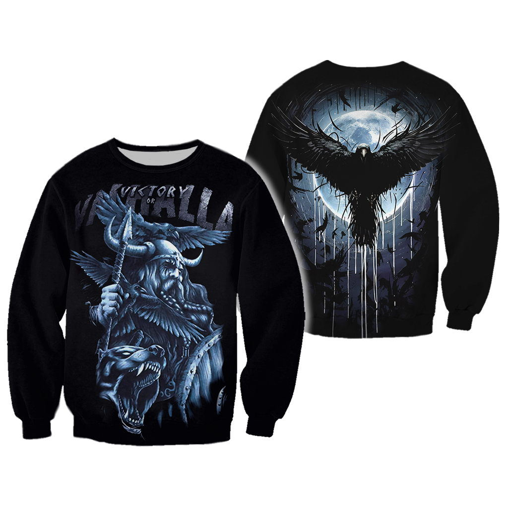 Awesome hoodie 3d all print Valhalla Odin for Men and Women, T-Shirt, Zip Hoodies, Sweatshirt NQ453