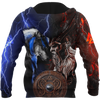 Awesome hoodie 3d all print Viking - Odin and Wolf for Men and Women, T-Shirt, Zip Hoodies, Sweatshirt NQ185
