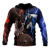 Awesome hoodie 3d all print Viking - Odin and Wolf for Men and Women, T-Shirt, Zip Hoodies, Sweatshirt NQ185