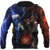 Awesome hoodie 3d all print Viking - Ragnar and Wolf for Men and Women, T-Shirt, Zip Hoodies, Sweatshirt NQ186