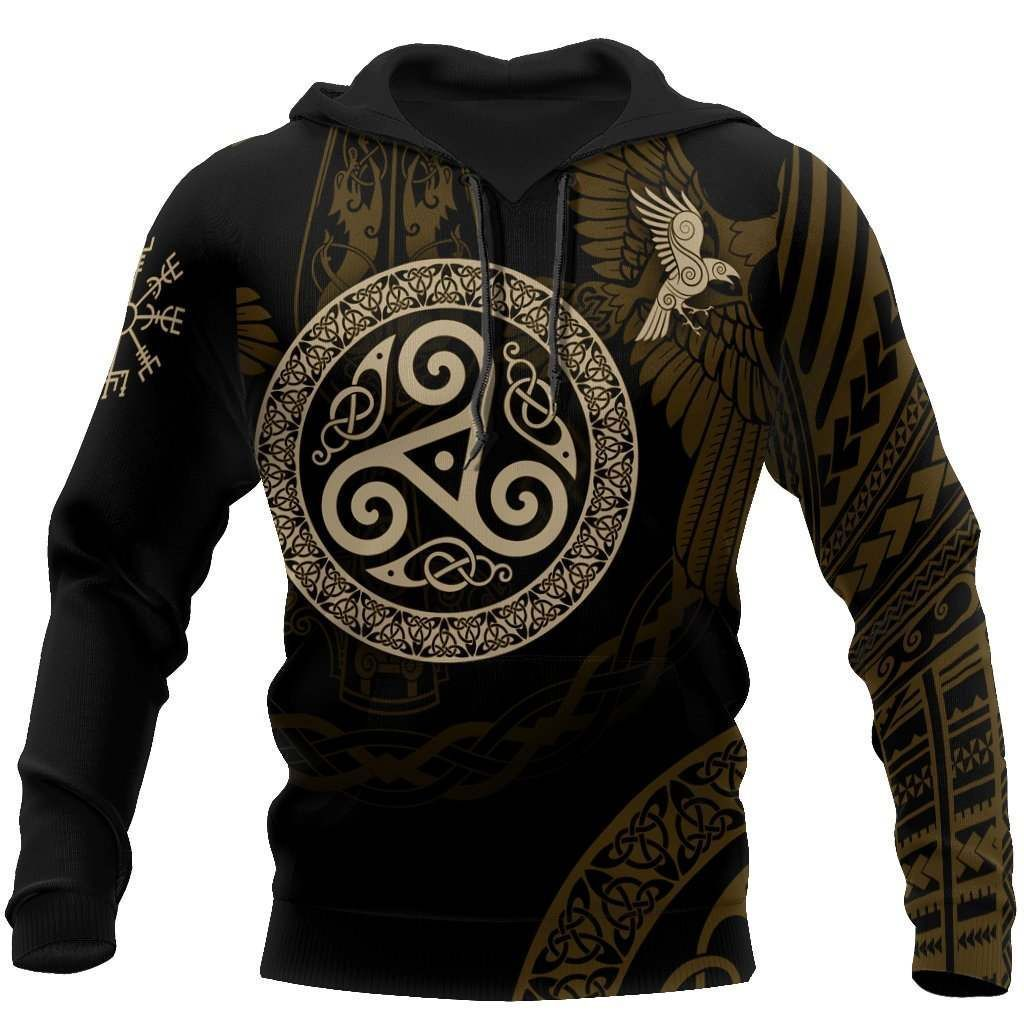 Awesome hoodie 3d all print Viking for Men and Women, T-Shirt, Zip Hoodies NQ207
