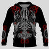Awesome hoodie 3d all print Raven And Skoll Hati Viking for Men and Women, T-Shirt, Zip Hoodies NQ201