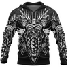 Awesome hoodie 3d all print Viking Hoodie, Odin Norse Mythology Raven&#39;s for Men and Women NQ0048