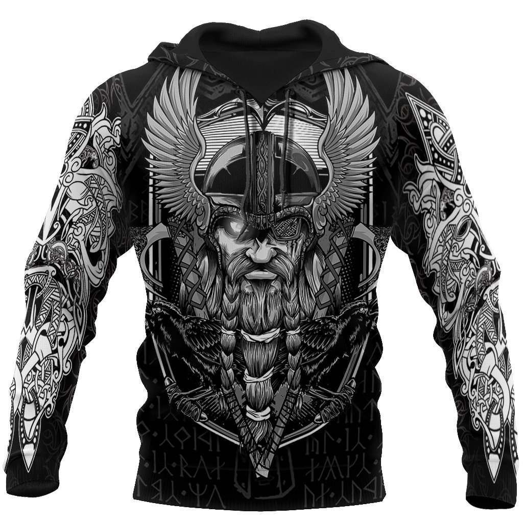Awesome hoodie 3d all print Viking Odin for Men and Women, T-Shirt, Zip Hoodies NQ198