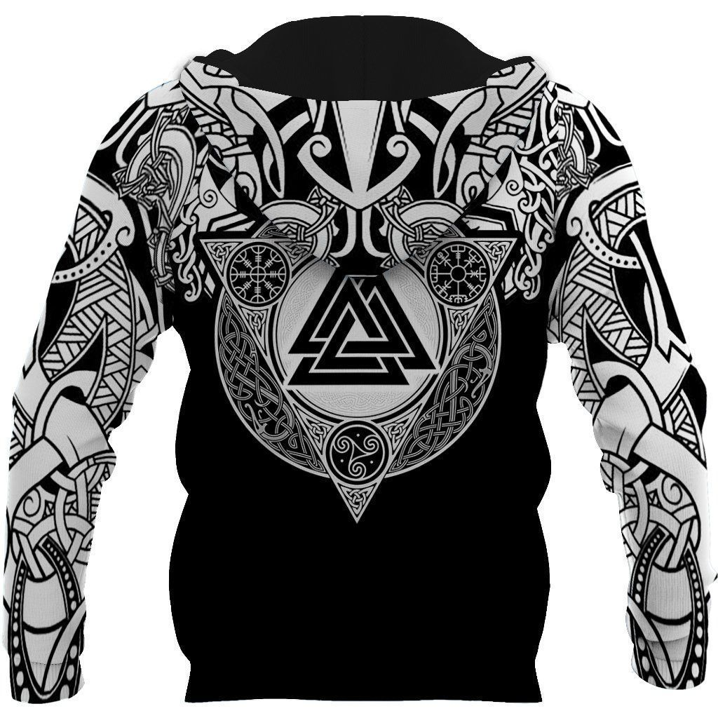 Awesome hoodie 3d all print Viking Raven Hoodie for Men and Women, T-shirt, Zip Hoodies, Sweatshirt NQ195