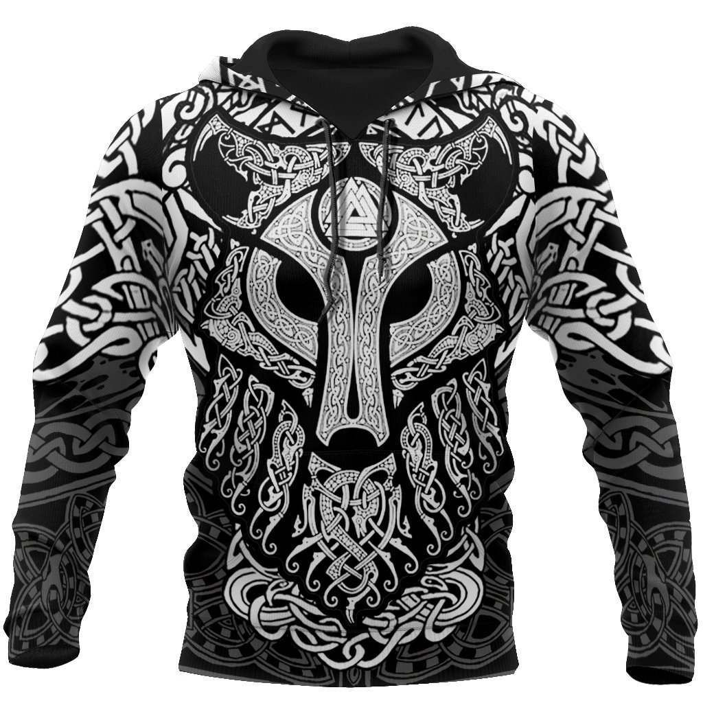 Awesome hoodie 3d all print Viking Symbols Bear for Men and Women, T-Shirt, Zip Hoodies NQ199