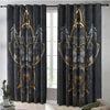 Awesome hoodied Viking Warrior Printed 3D Grommet Window Curtains NQC0037