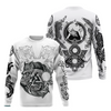 Awesome hoodie 3d all print Vikings Double Wolves for Men and Women, T-Shirt, Zip Hoodies, Sweatshirt NQ418