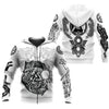 Awesome hoodie 3d all print Vikings Double Wolves for Men and Women, T-Shirt, Zip Hoodies, Sweatshirt NQ418