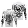 Awesome hoodie 3d all print Vikings Wolves- Black &amp; White for Men and Women, T-Shirt, Zip Hoodies, Sweatshirt NQ420
