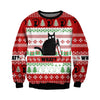 Awesome hoodie 3d all print What? Black Cat for Men and Women Ugly Christmas Sweatshirt NQ443