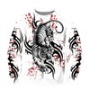 Awesome hoodie 3d all print White Tiger Tattoo for Men and Women, T-Shirt, Zip Hoodies, Sweatshirt NQ188