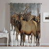 Awesome hoodied 3D all print Hunting ELK Curtains  skull - VNC0030