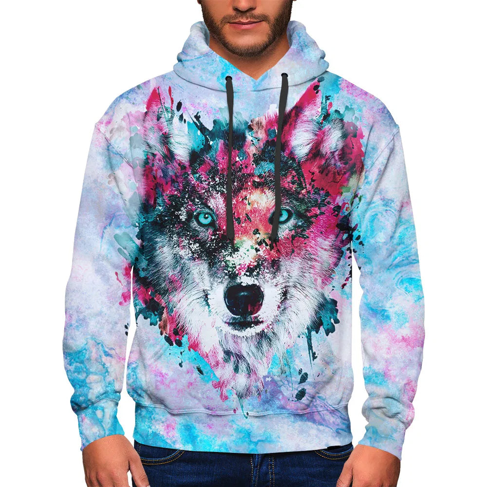 Awesome hoodie 3d all print Wolf Hoodie for Men and Women, T-Shirt, Zip Hoodies, Sweatshirt NQ228