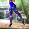 Awesome Hoodie 3D All Over Print Wolf purple Combo Tank + Legging NQLG005