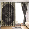 Awesome hoodied Yggdrasil Viking Printed 3D Grommet Window Curtains NQC0042
