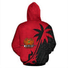 3D All Over Print Papua New Guinea Coconut Tree for Men and Women, Zip Hoodies HBC0032