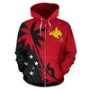 3D All Over Print Papua New Guinea Coconut Tree for Men and Women, Zip Hoodies HBC0032