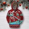 Awesome Hoodie Flamingo Christmas for Men and Women HBC326