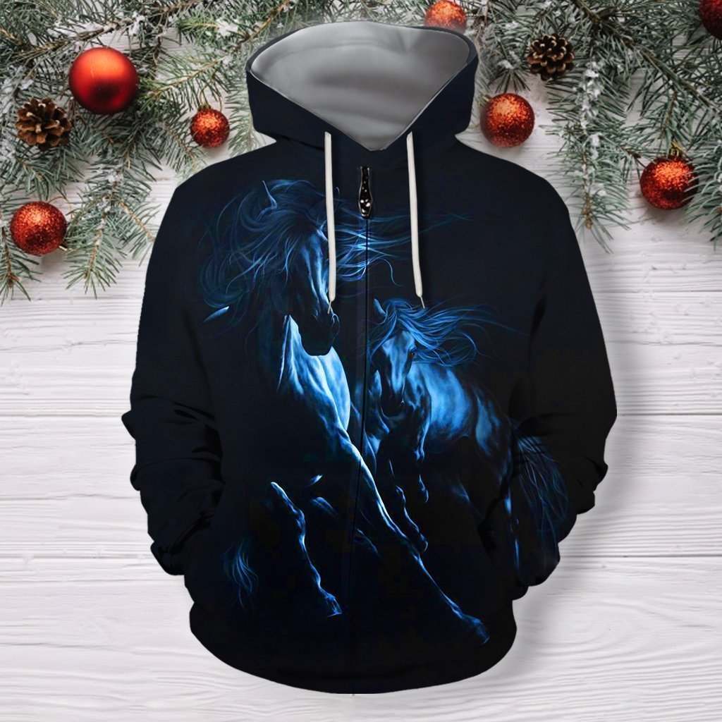 3D All Over Print Horse Light Shirts