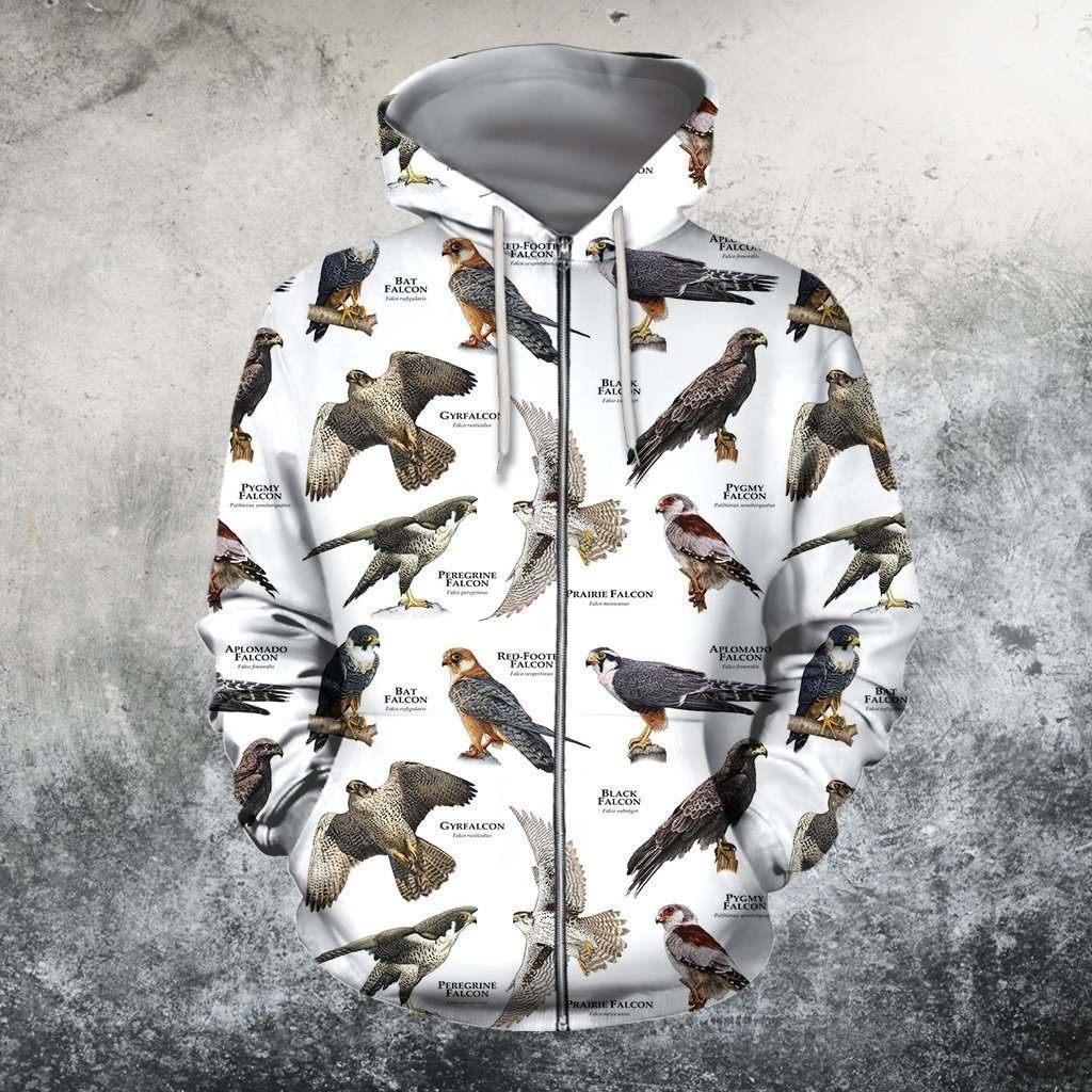 3D All Over Printed Falcons of the World Shirts And Shorts