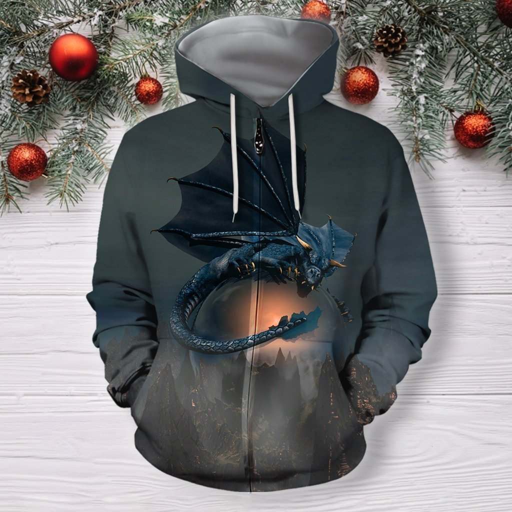 3D All Over Print Dragon Pearl Shirts