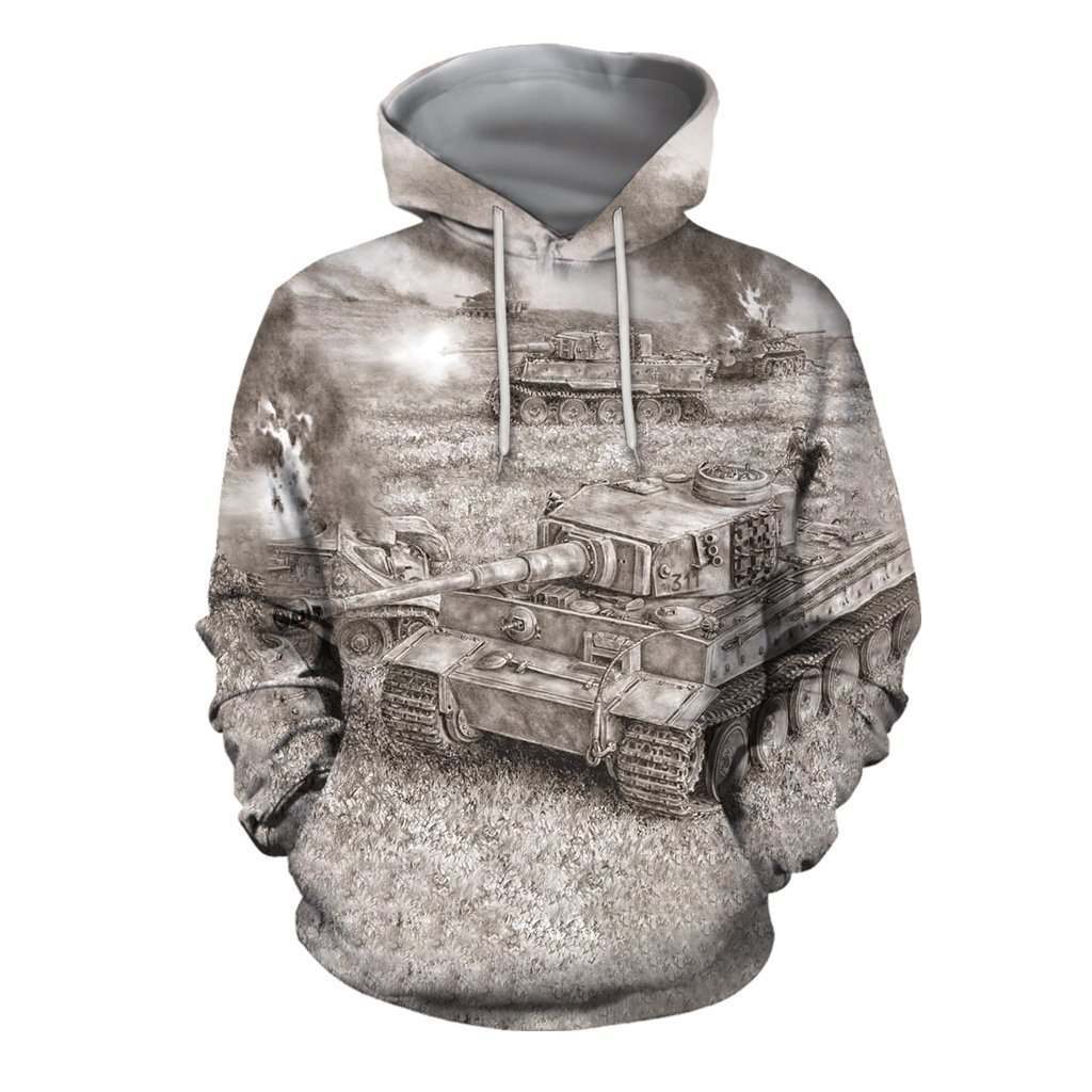 3D All Over Printed War Shirt2