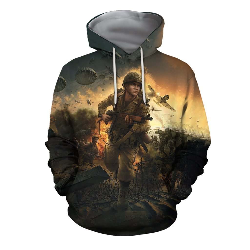 3D All Over Printed 101st airborne WW2 Clothes