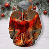 3D All Over Printing Monsters of fire Phoenix Shirts