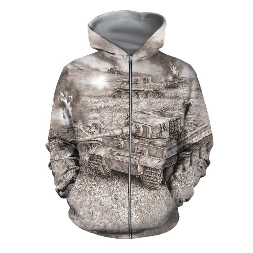 3D All Over Printed War Shirt2