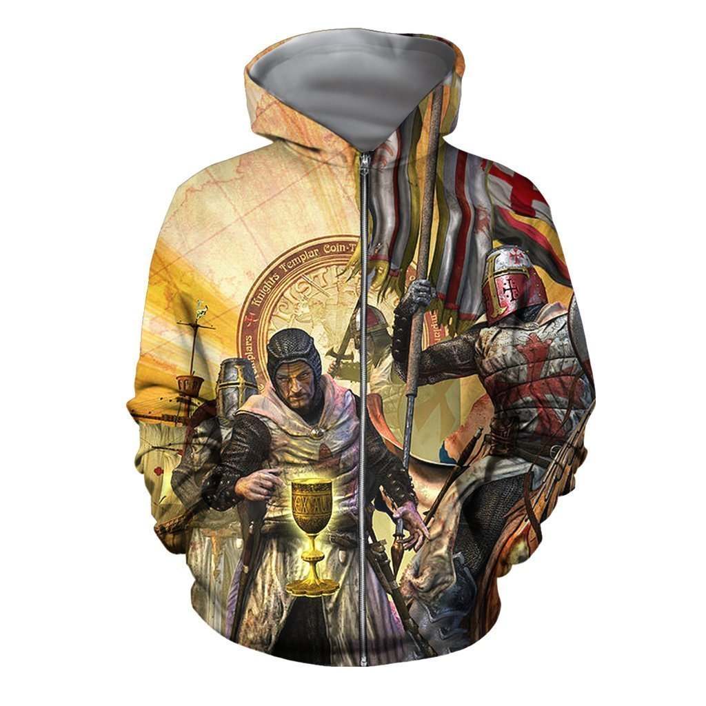 3D All Over Printed Templar Shirts