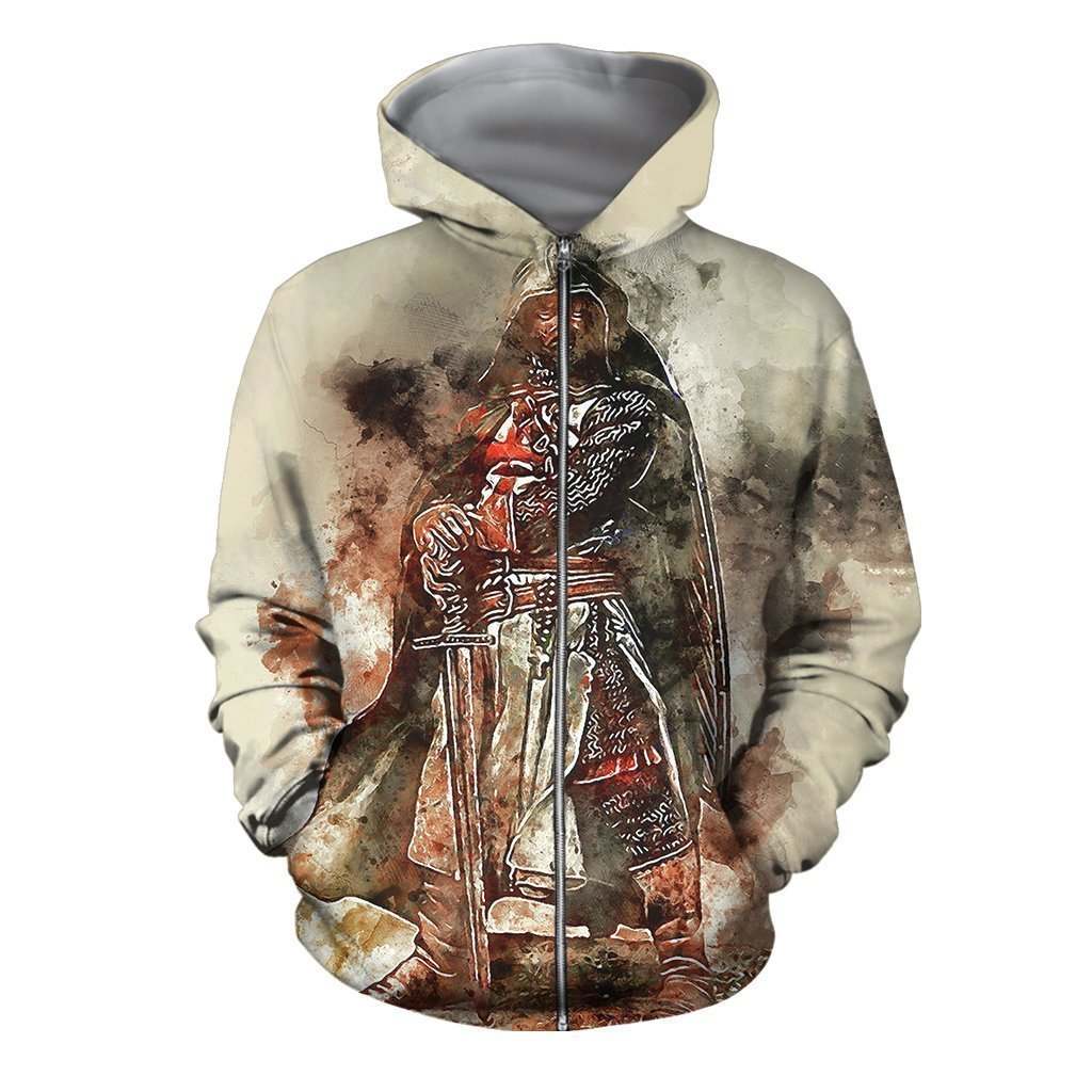 3D All Over Printed Templar Shirts