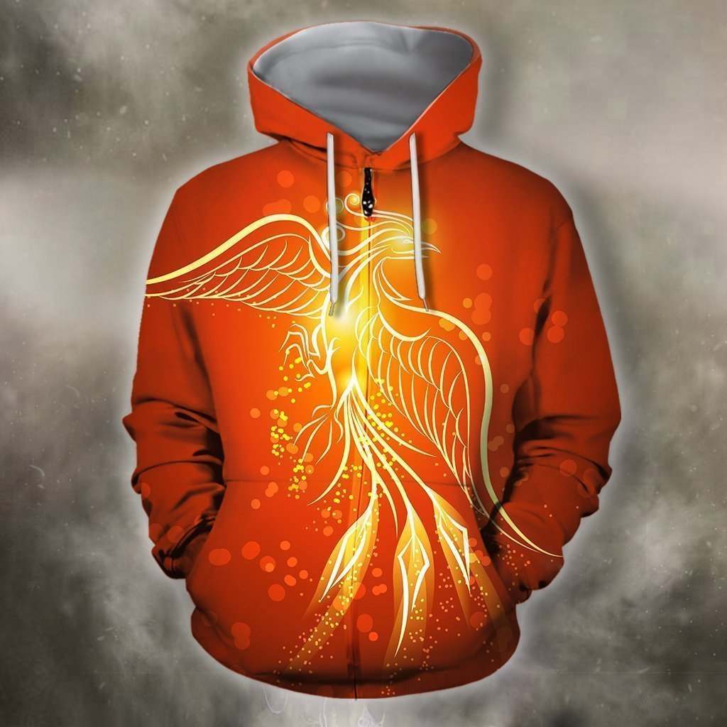 3D All Over Printing Beautiful phoenix Shirts