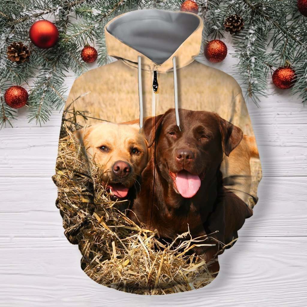 3D All Over Print Dog Labrador Shirts