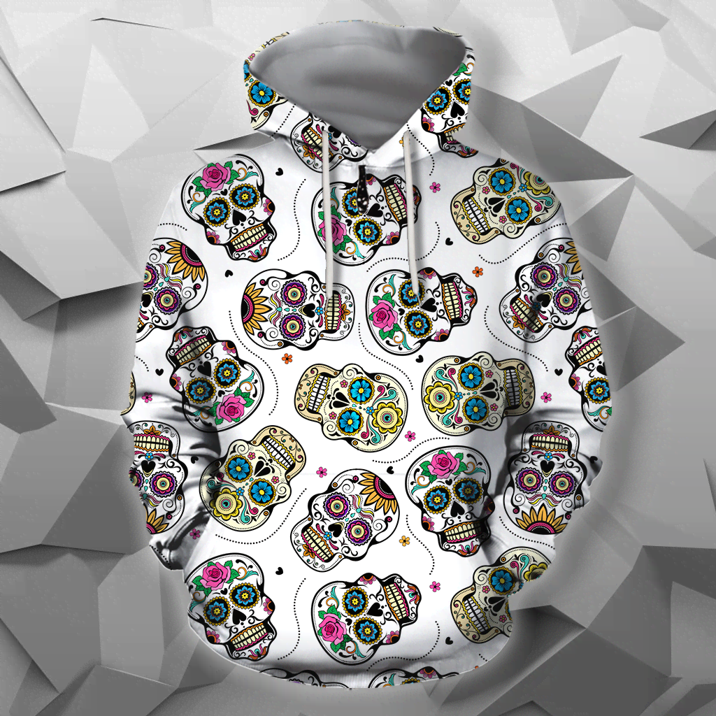 3D All Over Print Skull Art Shirts