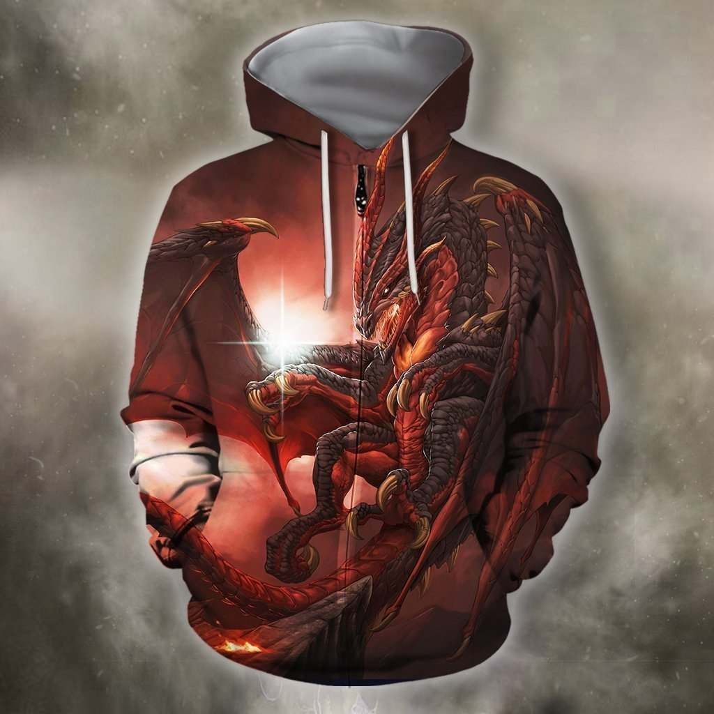 3D All Over Print Fantasy Dragon Shirts