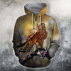 3D All Over Print  Animals Hawks Hunting Hoodie