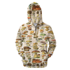 3D All Over Print Champignons Hoodie