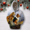 3D All Over Print Dog Art Shirts