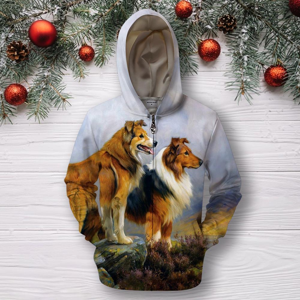 3D All Over Print Dog Art Shirts
